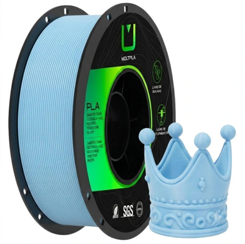 Multfila PLA Matte Filamento 3D 1.75mm 1kg Azul Brisa