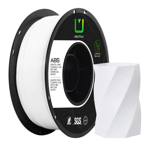 Multfila ABS Branco 1kg Filamento 1.75mm Para Impressora 3D