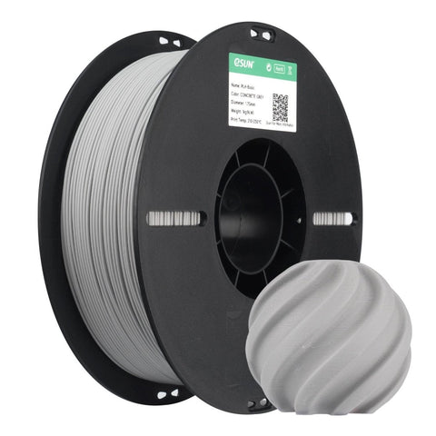 Filamento 3d eSun PLA Cinza Concreto 1kg - M3D