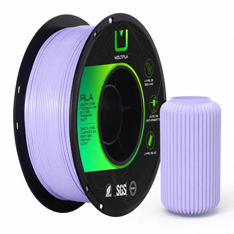 Multfila Filamento PLA 1.75mm 1kg Lavanda Para Impressão 3D - M3D