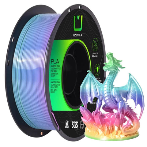 Multfila Filamento PLA Rainbow Candy Colors 1.75mm 1kg - M3D