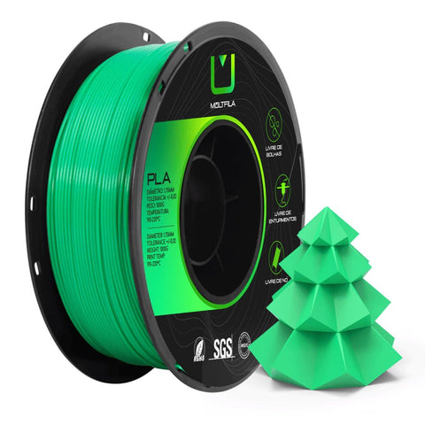 Multfila Filamento PLA Verde 1.75mm 1kg - M3D