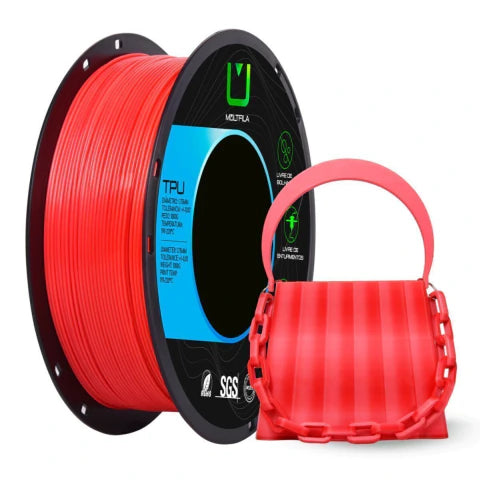 Multfila TPU Rainbow 95A Love Vermelho e Branco 1kg