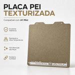 Multfila Placa PEI Texturizada Compatível com Bambu Lab A1 Mini