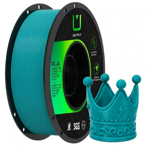 Multfila PLA Matte Filamento 3D 1.75mm 1kg Azul Capri