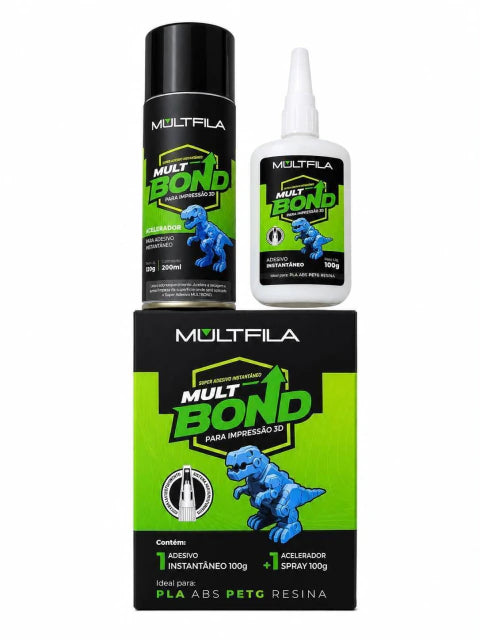 Multfila Multbond Kit Adesivo Instantâneo e Acelerador 220g