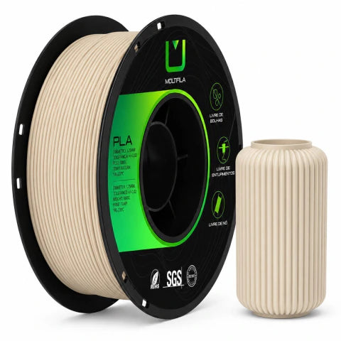 Multfila PLA Bege Osso 1.75mm 1kg Filamento para Impressora 3D