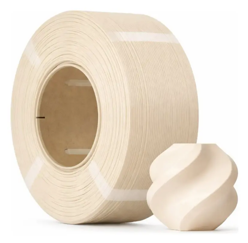 Refill Filamento 3d Bambu Lab PLA Lite Sem Carretel Reutilizável Bege