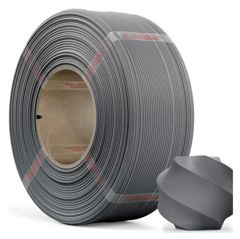 Refill Filamento 3d Bambu Lab PLA Lite Sem Carretel Reutilizável Cinza Escuro