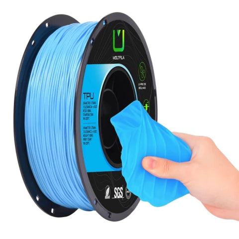 Filamento TPU 95A Azul 1kg Multfila