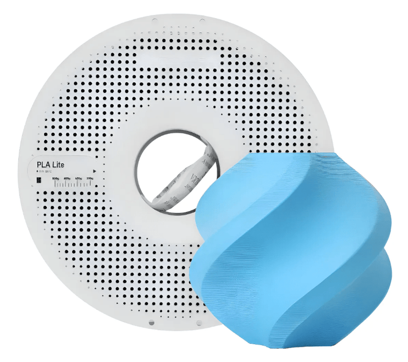 Filamento 3d Bambu Lab PLA Lite C/ Carretel Reutilizável Azul Ciano - M3D