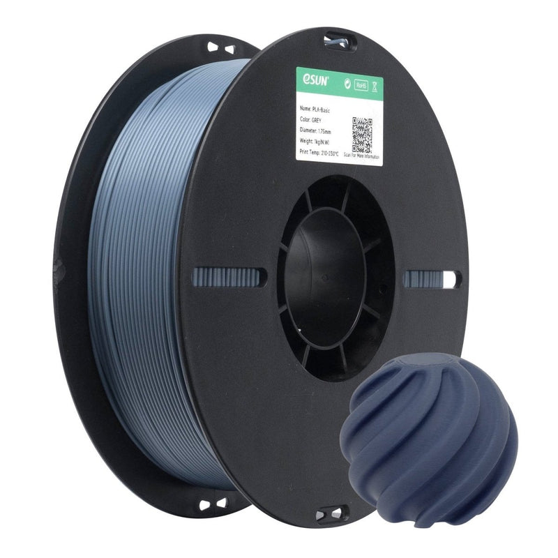 Filamento 3d eSun PLA Basic Cinza 1kg - M3D