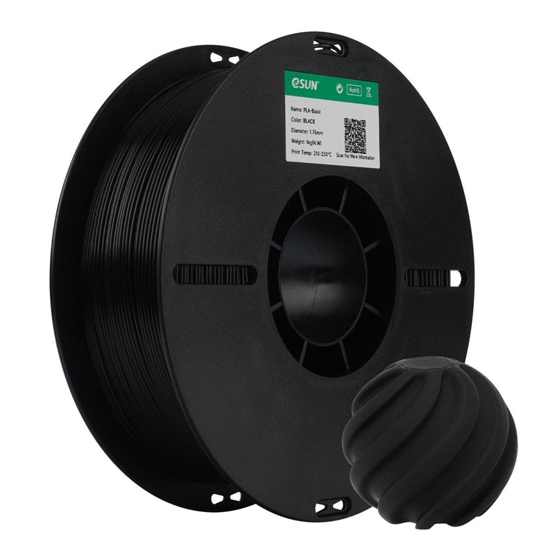 Filamento 3d Esun PLA Basic Preto 1kg - M3D