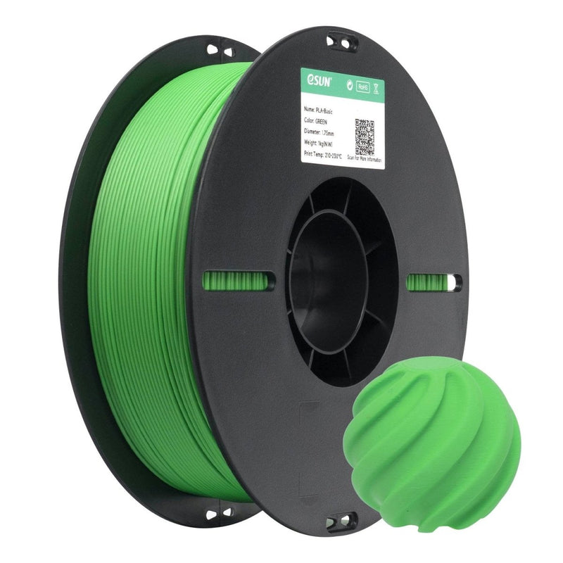 Filamento 3d eSun PLA Basic Verde 1kg - M3D