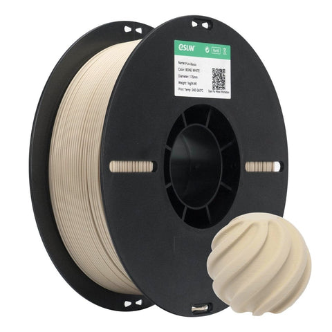 Filamento 3d eSun PLA Branco Osso 1kg - M3D