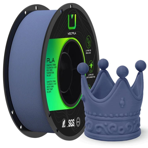 Filamento PLA Matte Fosco Multfila 1.75mm 1kg Azul Marinho - M3D