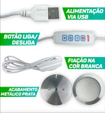 Multfila Luminária Liga/Desliga Branco Frio Quente Neutro 6W