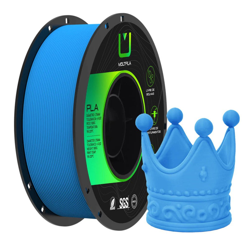 Multfila PLA Matte Azul 1kg - M3D