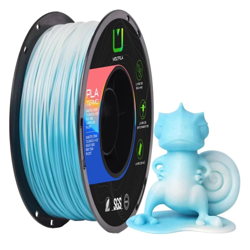 Multfila PLA Termo Azul e Branco 1.75mm 1kg Filamento 3D - M3D