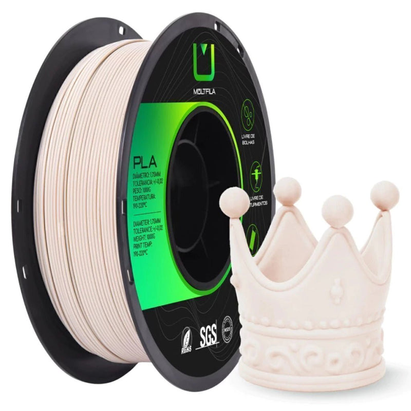 PLA Matte Bege Claro 1kg Multfila - M3D