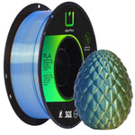 PLA Silk Verde Metalizado 1kg Multfila - M3D