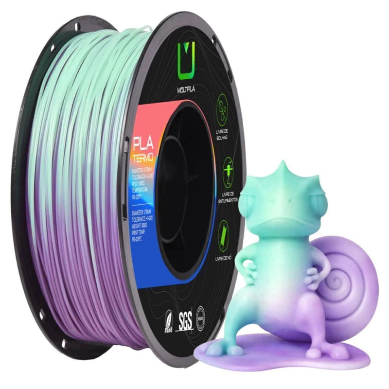 PLA Termo Roxo e Verde 1kg Multfila - M3D