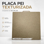 Multfila Placa PEI Texturizada Compatível com Bambu Lab A1 P1 X1