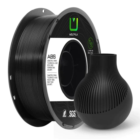 Multfila ABS Preto 1kg Filamento para Impressora 3D 1.75mm