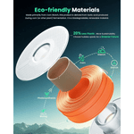 Refill Filamento 3d Bambu Lab PLA Lite Sem Carretel Reutilizável Branco - M3D