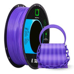 Multfila TPU Rainbow 95A Aurora Roxo e Branco 1kg Filamento Flexível