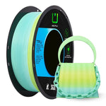 Multfila TPU Rainbow 95A Citrus 1.75mm 1kg Filamento 3D Verde Claro e Escuro