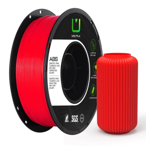 Multfila ABS Vermelho 1kg Filamento 3D 1,75mm